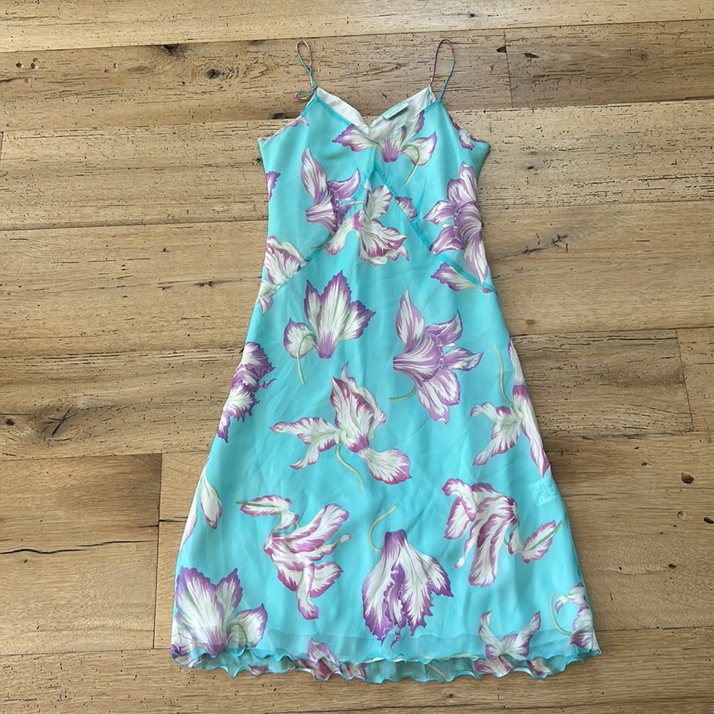 Manuel Canovas silk floral dress